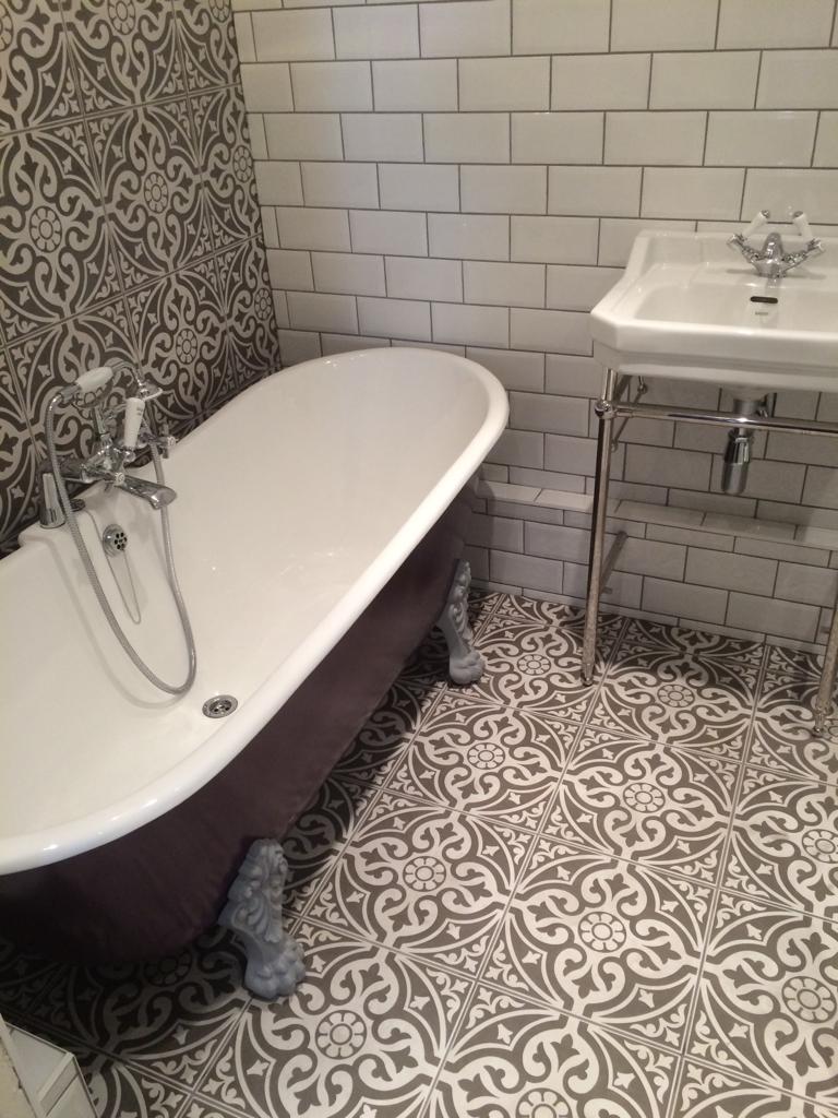 Slide showing new bath