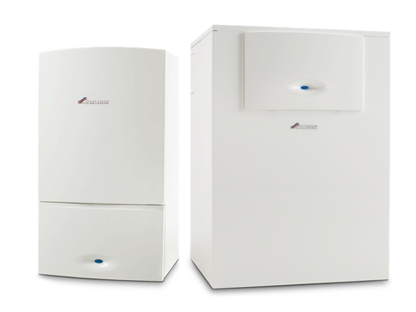 Modern gas boiler