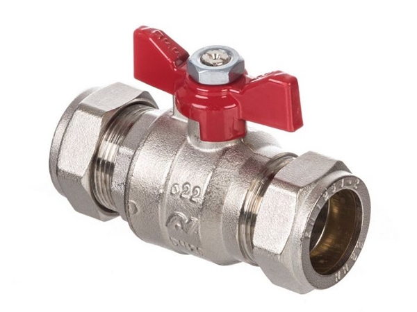 Copper pipe valve